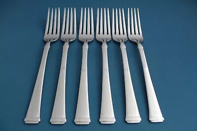 6 Dinner Forks Mikasa HARMONY Glossy 18/10 Stainless Vietnam NEW 8 1/4  • $50.39