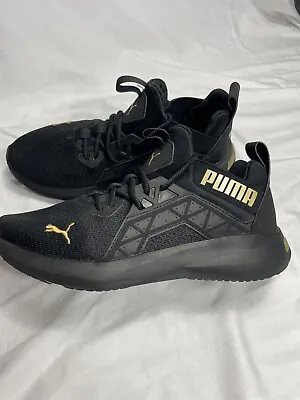 $59 • Buy Puma Womens Black Softride Enzo Athletic Shoe Running Sneakers Size US 10 Eu 41