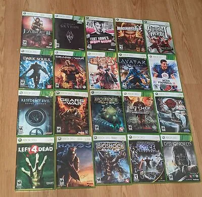 $7.99 • Buy Xbox 360 Lot - Pick And Choose Xbox 360 Games! All Complete In Box