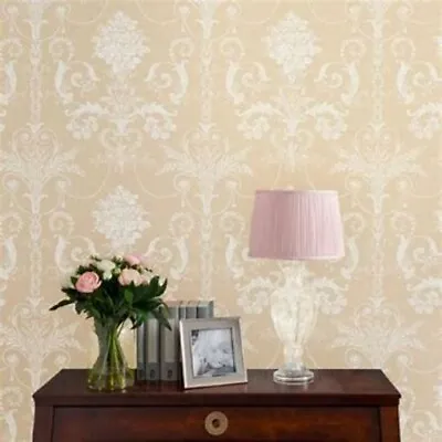 BNWT Laura Ashley Josette Linen Wallpaper 8 Rolls RRP £44 • £188