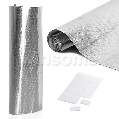 5 Meter Long Wall Radiators Foil Heat Back Radiator Reflector Foil Adhesive Pads • £9.77