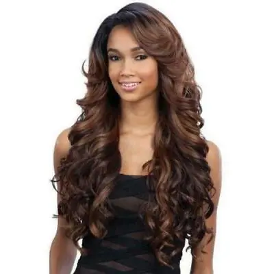 FreeTress Equal Deep Invisible L Part Lace Front Wig KARISSA (COLOUR 2 ) • £67.99