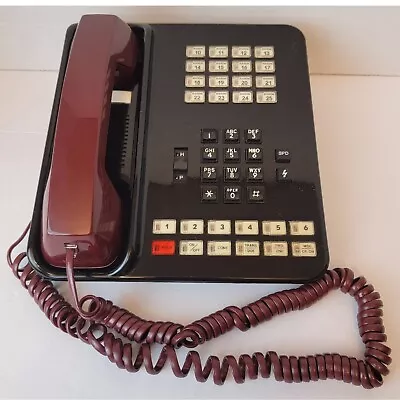 Vodavi SP61612 Enhanced Telephone (Refurbished) W/Burgundy HS *UNTESTED* • $69.99