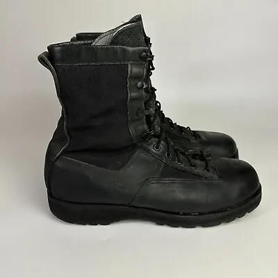 Belleville Boots Mens 12R Gore-Tex Combat Military Work Black Vibram Safety Toe • $54.99