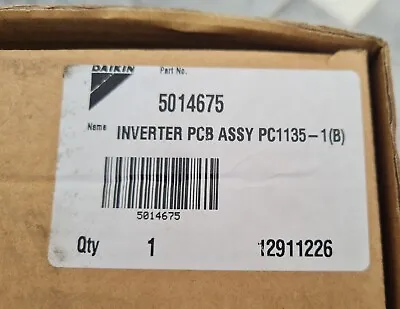 Daikin Inverter Pcb Assy 5014675 Pc 1135-1(b) • £350