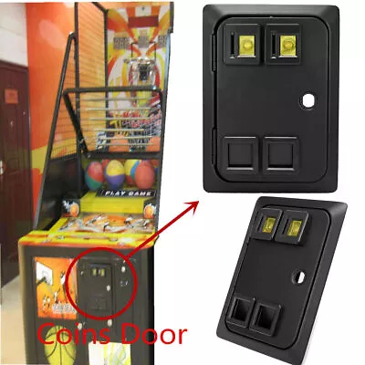 American Style Dual Coin Selector Door With Needle Microswitch For Arcade JAMMA • £99.60