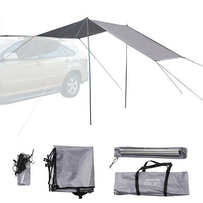 £19.99 • Buy Car Awning Shelter Portable Canopy Side Fishing SUV Tarp Tent Anti-UV Sun Y D0X8