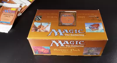 Revised Booster Box + 36 Wrappers OPENED / EMPTY MTG Magic: The Gathering • £7.16