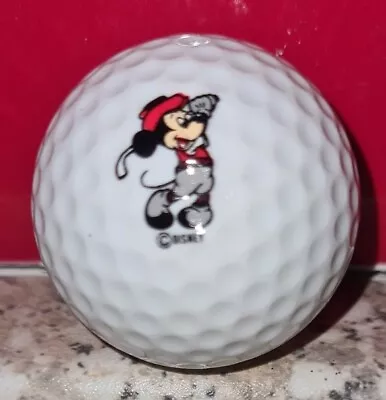 £6 • Buy DISNEY Acushnet 2 Surlyn Collectable Golf Ball Mickey Mouse Red Outfit