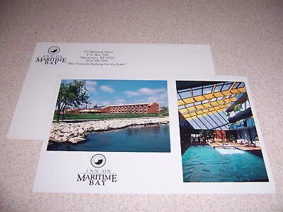 1980s THE INN On MARITIME BAY MANITOWOC WI. VTG POSTCARD • $4.99