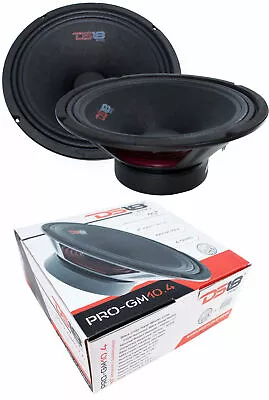 PAIR DS18 PRO-GM10.4 10  Mid Range Bass Speakers 1320W 4 Ohm Midrange Midbass • $79.90