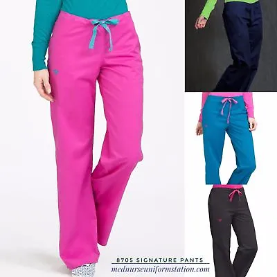 New Med Couture Signature Women Tall Pants Nursing Scrubs #8705 • $29.99