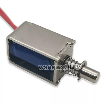 1x DC3-6V Push Pull Type Electromagnet Solenoid Magnet Plug For Electronic Lock • $3.48