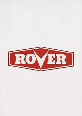 Rover - Scott Bonnar Vintage Mower Repro Red Decal 165mm. • $7.50