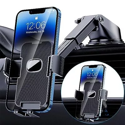 Phone Holder Car Mount For Iphonepowerful Suctionphone Mount For Car Dashboard • $22.52