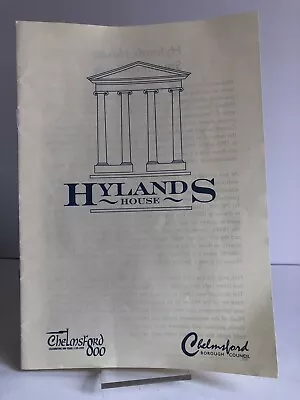  Hylands House (Chelmsford Essex)  - Vintage Booklet • £9.95