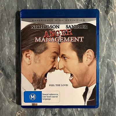 $30 • Buy Anger Management (2003) Movie - AU Blu Ray - RARE/OOP - Comedy - Adam Sandler