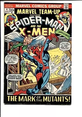 Marvel Team-up 4 Fn-vf X-men Spider-man 1972 • $40