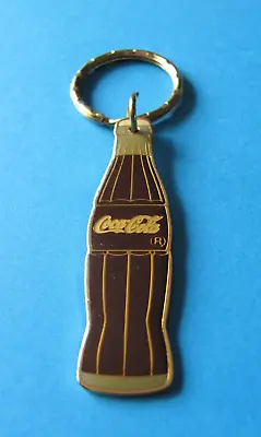 Vintage Coca Cola Bottle Shaped Key Ring  © 1989 The Coca Cola Company. VGC • £3.50