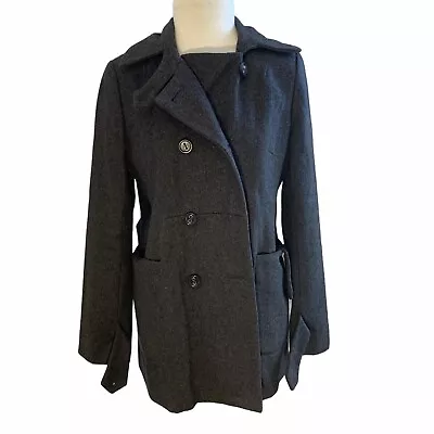 Sasha Design And Quality Dark Gray Peacoat • $25