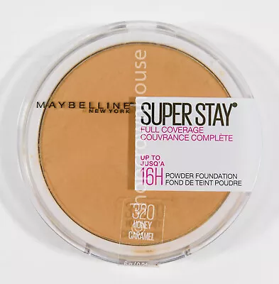 Maybelline Superstay Full Coverage Powder Foundation #320 HONEY CARAMEL • $9.99