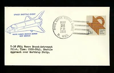 US Space Cover Shuttle STA Test White Sands Missile Range NM 5/26/1978 • $4.99