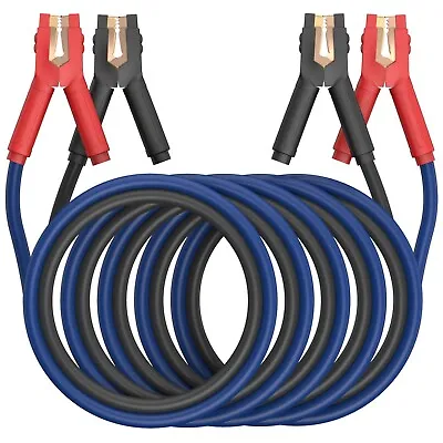 Heavy Duty 4 Gauge 20 Ft Battery Booster Cable Emergency Power Jumper 600Amp • $28.99