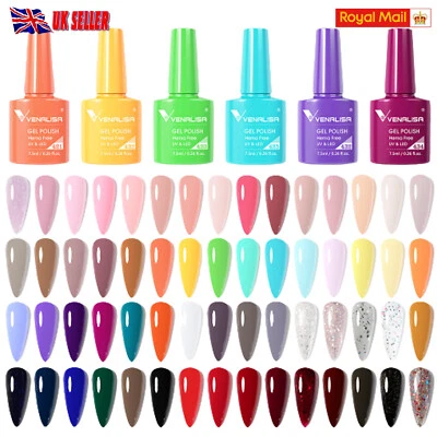 £3.99 • Buy Nail Gel Polish UV LED Soak Off Varnish - 2023 NEW 60 Colours UK Hema Free Set