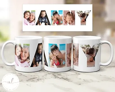 Personalised Nanny Photo Mug - Any Name - Add Your Own Photo - Mother's Day Gift • $21