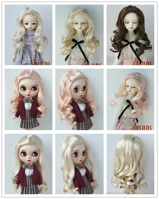 JD433 1/6 1/4 1/3 Curly BJD Wig YOSD MSD SD Blythe Doll Hair All Sizes Doll Wigs • $23.59