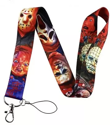 Horror Theme Scary Lanyard/key Holder/Badge ID Holder/ Necklace Cartoon Anime • $10.95