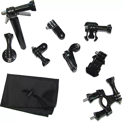 Accessory Bundle For GoPro Action Camera Bike Mount Mini Tripod Adapter Screws • $9