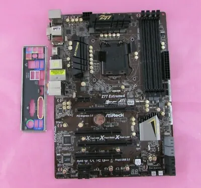 ASRock Motherboard Z77 Extreme4 LGA 1155 DDR3 ATX W/ I/O (PARTS/REPAIR) • $30