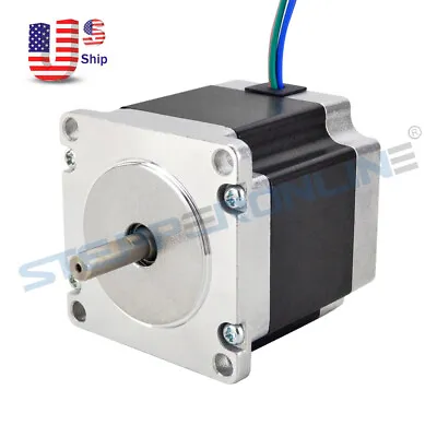 Nema 23 Stepper Motor 178oz.in 2.8A 57*56mm CNC Mill Robot Lathe 3D Printer • $20.99