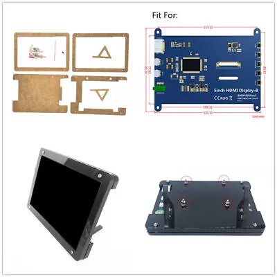 5 Inch HDMI Display Case LCD HD Capacitive Touch Screen Stand For Raspberry Pi • £8.86