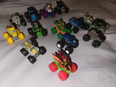 Monster Jam Hot Wheels Mini Monster Trucks Bulk Lot Bundle 14 X Trucks • $65