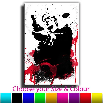 £31.67 • Buy Michael Caine Get Carter Canvas Abstract Iconic Art Print Aa