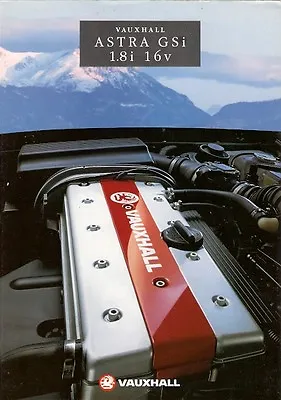 Vauxhall Astra GSi 1.8i 16v Mk3 1993 UK Market Foldout Sales Brochure • $27.13