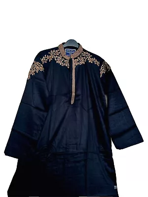 Eid Collection Mens Eid Dress Pakistani Indian Jamdani Kurta Panjabi Size Xxl46 • £32