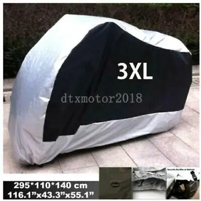 3XL Motorcycle Cover 190T For Yamaha V-Star 650 950 1100 1300 Classic Stryker • $27.07