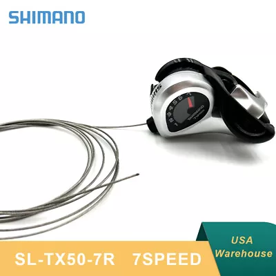 SHIMANO  City Bike SL-TX50 Thumb Shifter Gear Shifters 7 Speed  Electric Bicycle • $16.99