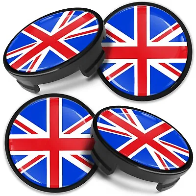£17.99 • Buy Compatible With Ford Wheel Center Caps Alloy Hub Centre Badge 54mm UK Flag GB