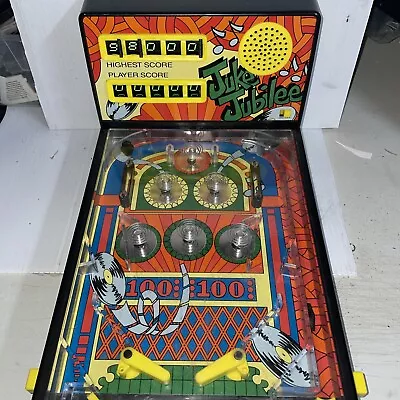 Vintage 1979 Avon Juke Jubilee Table Top Battery Operated Pinball Machine Untest • $24.95