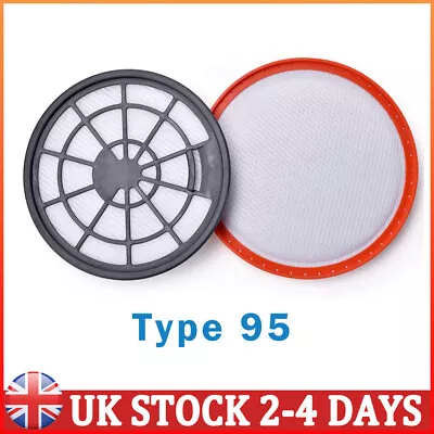 1+1 Type 95 Hepa Filter Replacement For Vax CVRAV013 Pick Up Pet Compact Hoover • £6.98