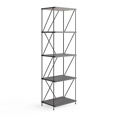 £36.99 • Buy 4 Tier Bookshelf, Tall Bookcase, Shelving Unit, Standing Display Storage Rack