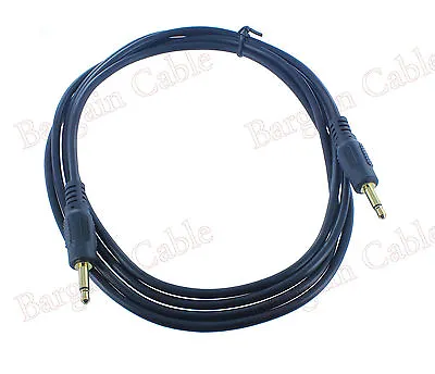 3.5mm 12V Trigger Black Cable For Power Amp Or IR Mono M/M 2ft 6ft 15ft 25ft • $6.99