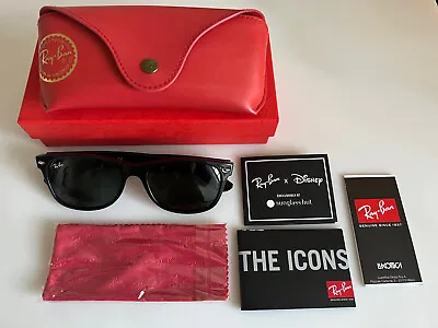 Ray-Ban X Disney Mickey Mouse Sunglasses New Wayfarer Black 2018 M18 RB2312 • £193.03