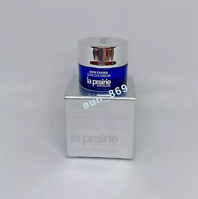 La Prairie Skin Caviar Luxe Eye Cream 0.1oz / 3ml Deluxe NIB • $29.99