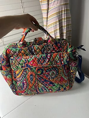 Vera Bradley Quilted Convertible Diaper Bag/ Backpack • $38