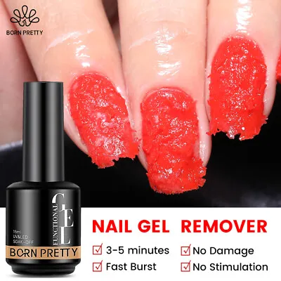 BORN PRETTY 15ml Magic Fast Remover Gel Polish Manicure Layer Nail Art Removal • $4.79